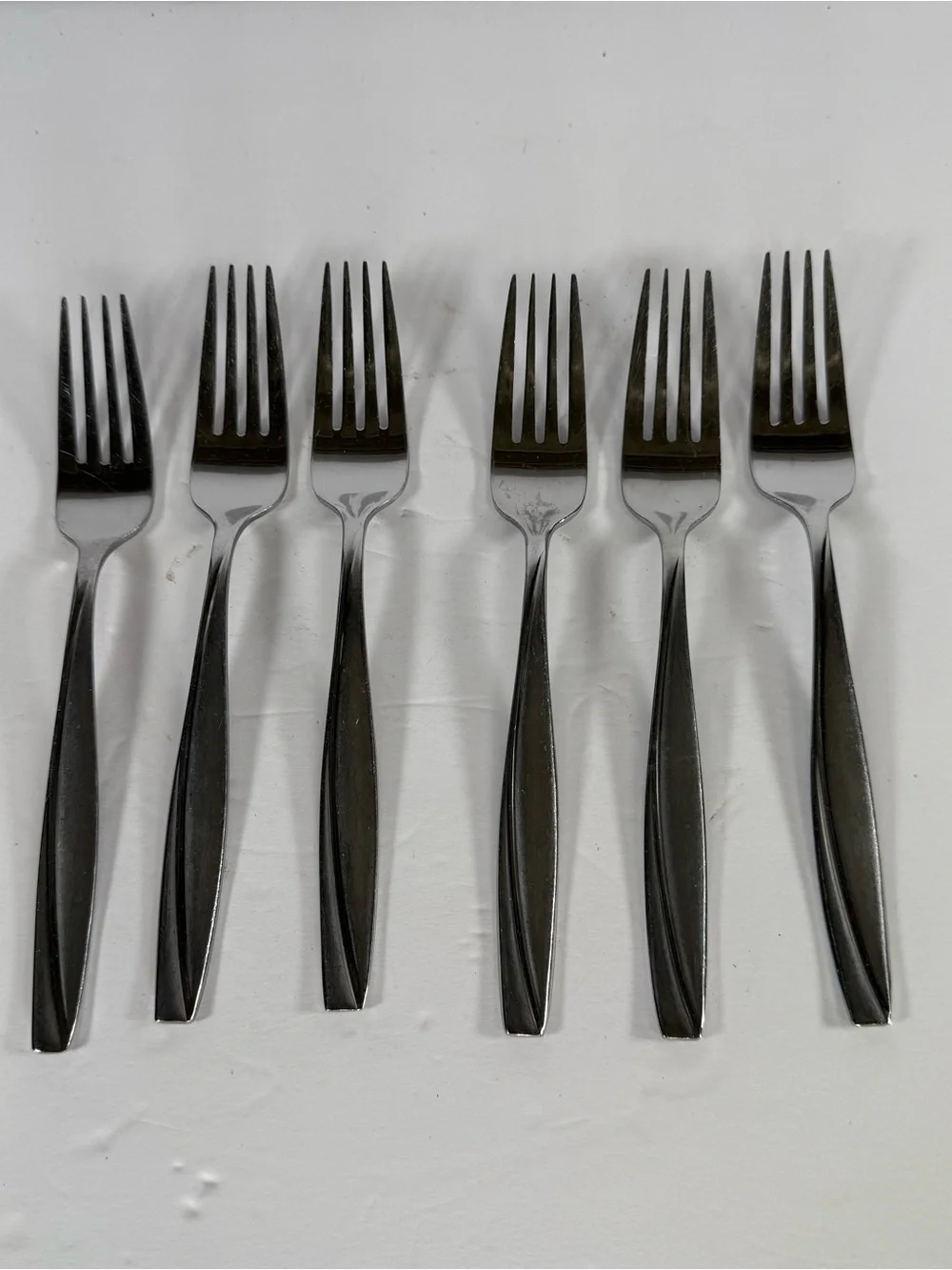 Oneida Camlynn Cleo Stainless Flatware 42 Pcs Lot Frosted/Mirror Finish Serving
